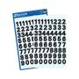 Stickers, numbers, 0-9, AVERY ZWECKFORM, black, 120 Stickers/csomag